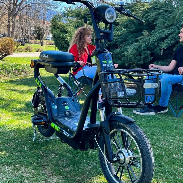 VOLTA VSM ELKTRKLİ MOTORLU BİSİKLET MAT SİYAH - 2