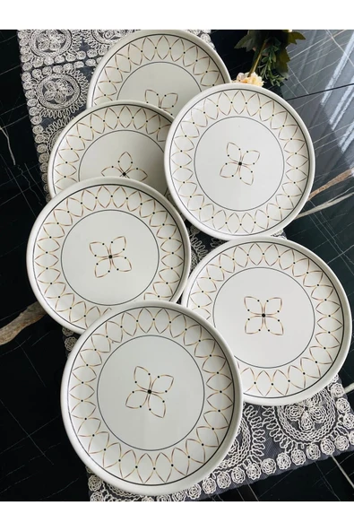 Fein  Gold Elips 6’Lı Servis Tabağı - 2