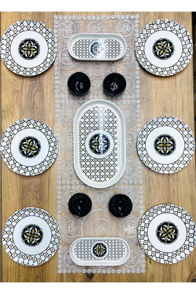 QUEEN  Liva 6 Kişilik 13 Parça Kahvaltı Takımı ürün görseli 1