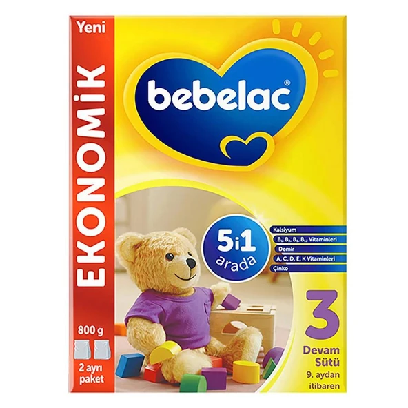 Bebelac 3 Devam Sütü 800 gr