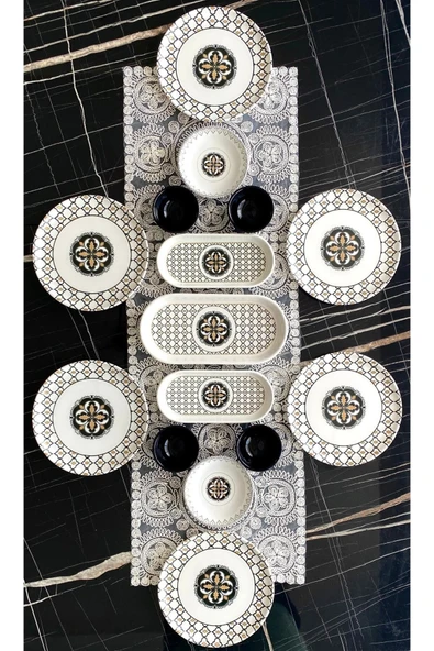 QUEEN  Liva Model 6 Kişilik 15 Parça Kahvaltı Takımı - 3