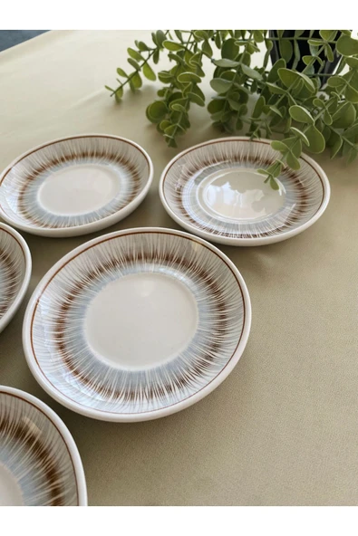 QUEEN  Blue Eyes 6 Adet Çay Tabağı - 3