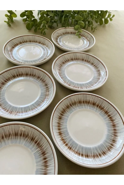 QUEEN  Blue Eyes 6 Adet Çay Tabağı - 2