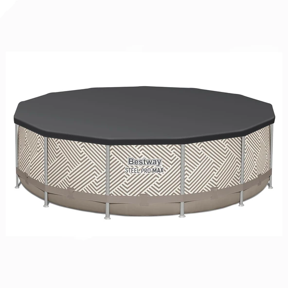 Bestway Büyük Yuvarlak Gölgelikli Prefabrik Havuz 396x107cm 561FY - 2