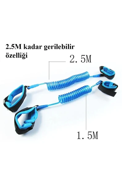 Monozone Güvenlik Bilekliği Kemeri Anti-Kayıp Önleme Hac Umre Anne Çocuk Güvenlik Bilekliği - 10