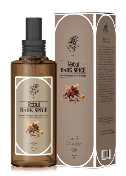 REBUL KOLONYASI DARK SPICE 125ml SPREYLI PET SISE - 1