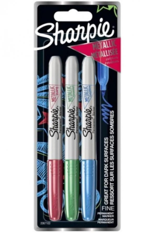 SHARPIE SET METALIK MARKOR 3 LU 2067103