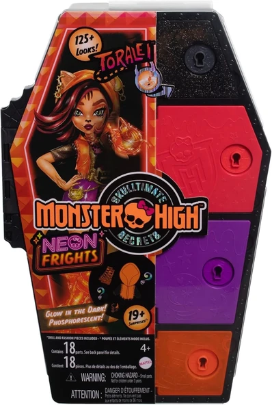 Monster High Neon Frights Bebek Toralei HNF80 - 5