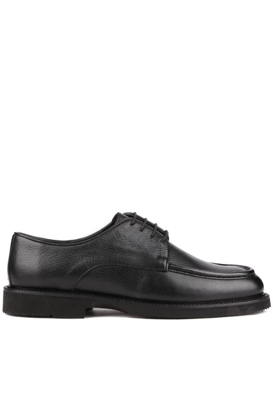 Shoetyle - Siyah Deri Bağcıklı Erkek Günlük Ayakkabı 250-1617 ürün görseli