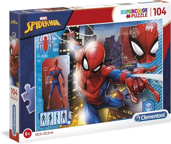 Clementoni 27118 Spiderman 104 Parça Puzzle