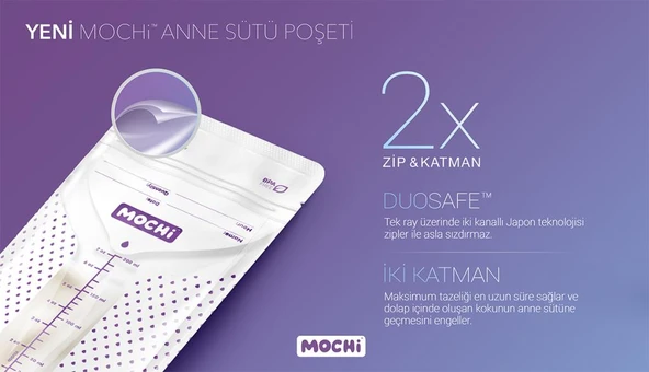 Nessiworld Mochi Anne Sütü Saklama Poşeti 120 Adet - 5