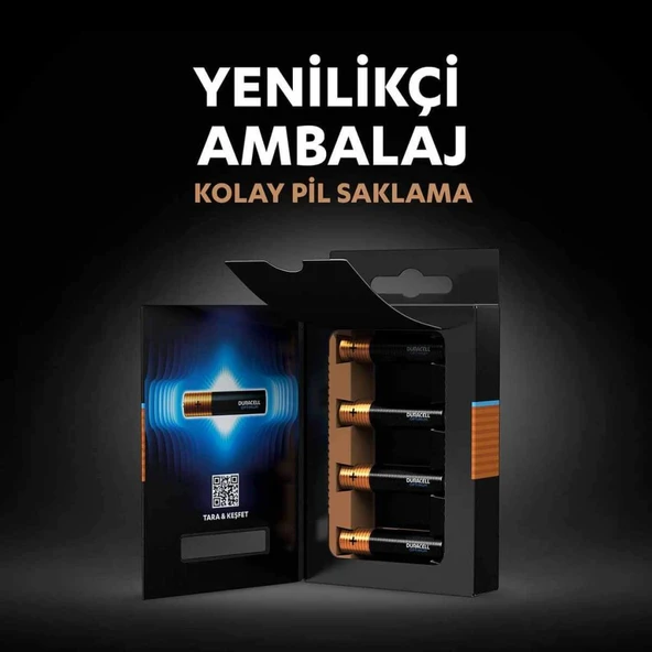Nessiworld  Duracell 4Lü Optimum AAA Kalem Pil - 5