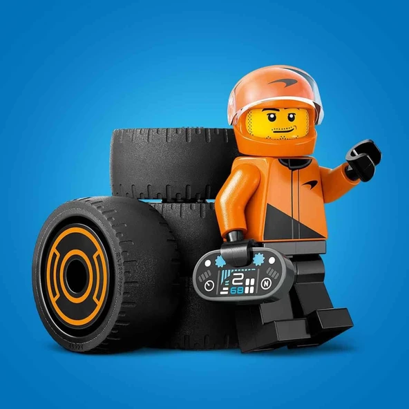 Nessiworld LEGO City McLaren Yarış Arabalı F1 Sürücüsü 60442