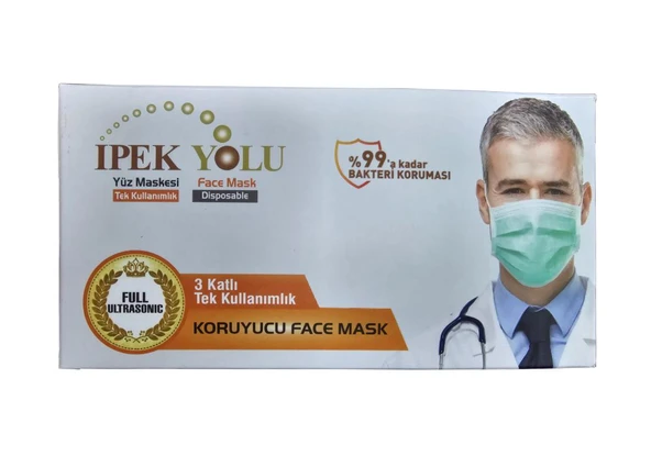 Tek Kullanımlık Koruyucu Maske Siyah 50li - 2