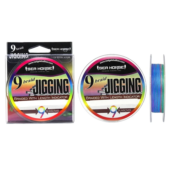 Sea Horse Jigging Pe 0,18 Mm 150mt 9x Multi Color