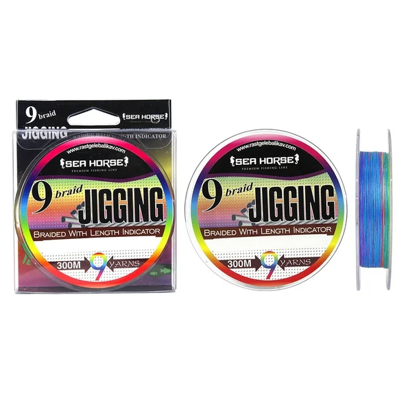 Sea Horse Jigging x9 0,30 300 Mt Multicalor