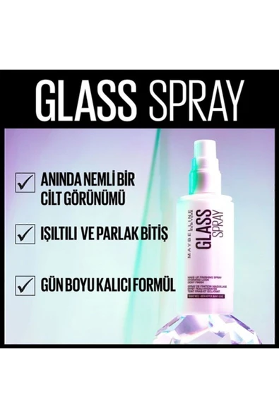 Maybelline New Yorkmakyaj Sabitleyici Sprey - Glass Spray 3600531610180 - 4