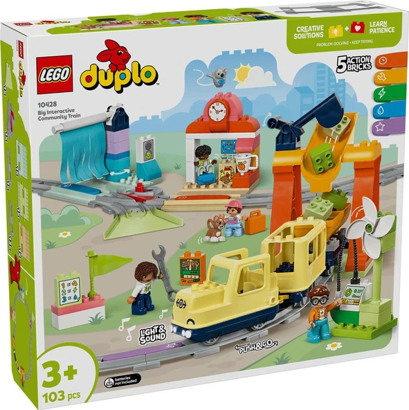 LEGO Duplo 10428 Big Interactive Community Train ürün görseli