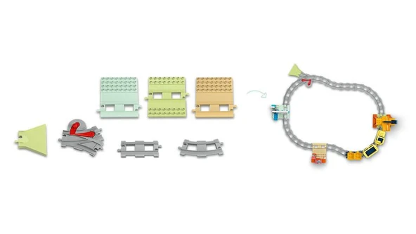 LEGO Duplo 10428 Big Interactive Community Train - Resim 4