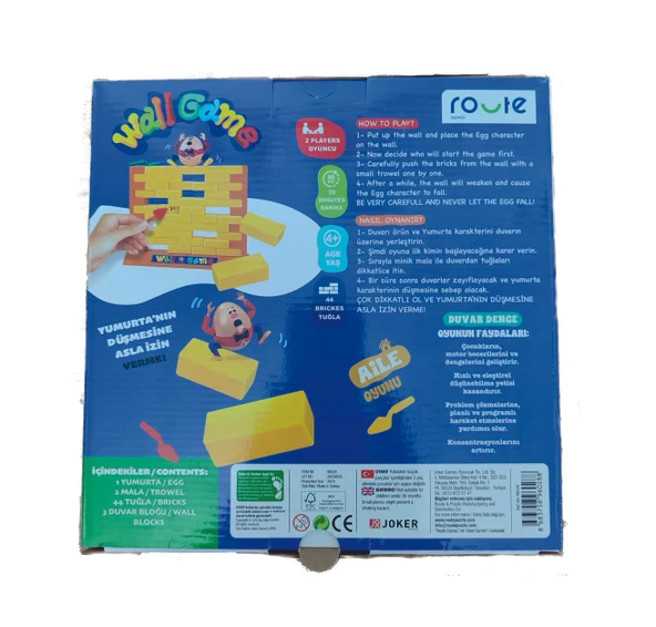 Wall Game Çocuk Gelişim Zeka Oyunu Tuğla Örme Oyunu - 4