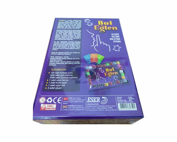 Bul Eğlen Aile Boyu Eğlenceli Oyun Kutu Oyunu - 2