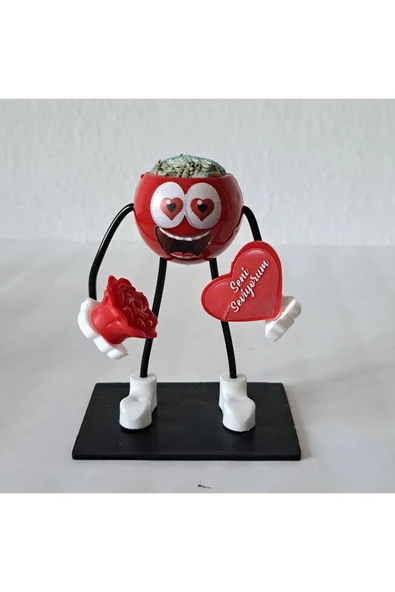 Anneler Öğretmenler Sevgililer Gün'ü Mini Kalp Çimoji - 2