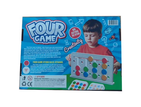 Four Game Çocuk Zeka Gelişim Kutu Oyunu - 2