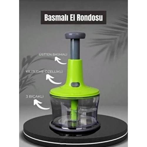 Üstten Basmalı Pratik El Rondosu - Resim 2