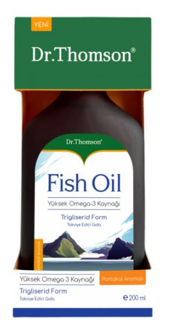 Dr. Thomson Fish Oil Portakallı Şurup 200 ml