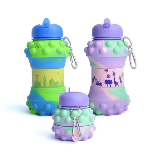 Periboia Pop-It Detaylı Akordiyon Su Şişesi - 3