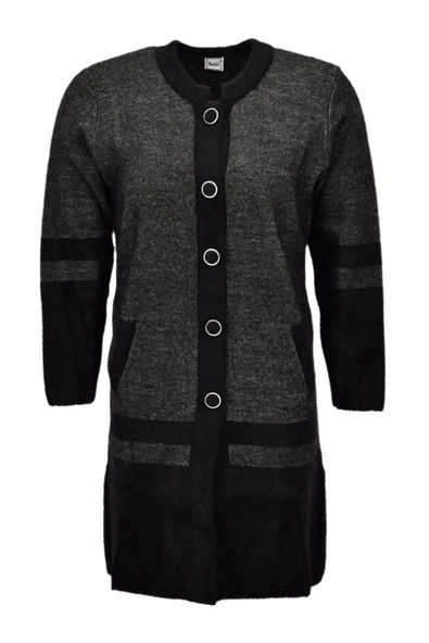 Kadın Tiriko Düğmeli Cepli Hırka 8226 BGL-ST04071 - Resim 12