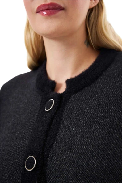 Kadın Tiriko Düğmeli Cepli Hırka 8226 BGL-ST04071 - Resim 9