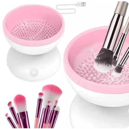Elektrikli Makyaj Fırçası Temizleyici - 3
