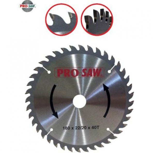 ProSaw 51214 Daire Sunta Testeresi 180x22/20mm 24 Diş