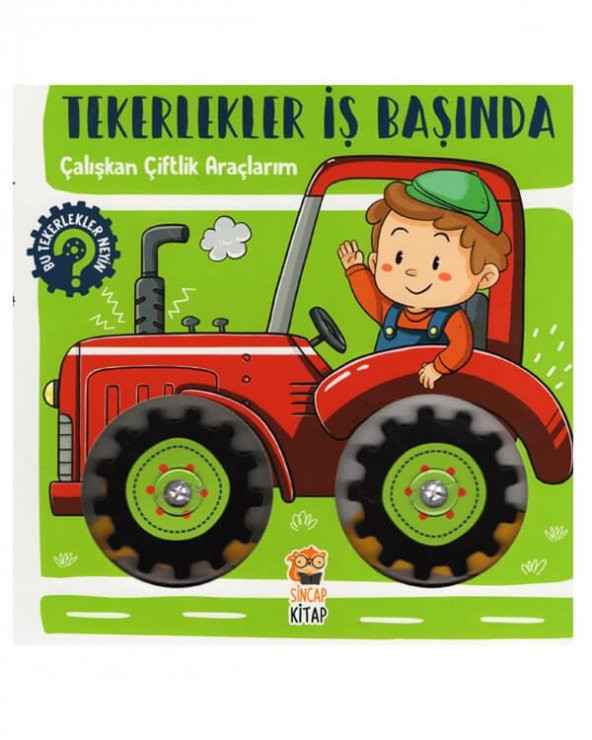 Tekerlekler İş Başında Çalışkan Çiftlik Araçlarım ürün görseli