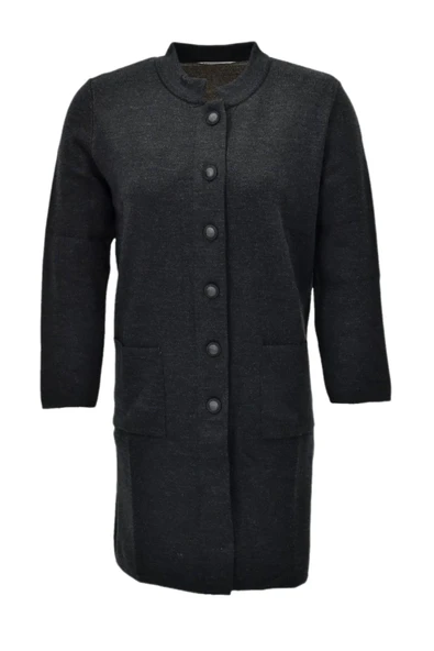 Kadın Tiriko Düğmeli Cepli Hırka BGL-ST04082 - Resim 2