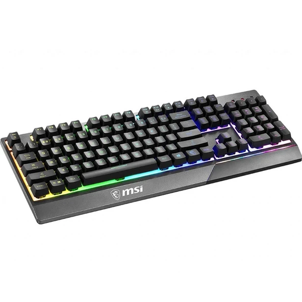 MSI GG Vigor GK30 TR USB Q Trk RGB Mekanik Hisli Siyah Gaming Klavye - Resim 2