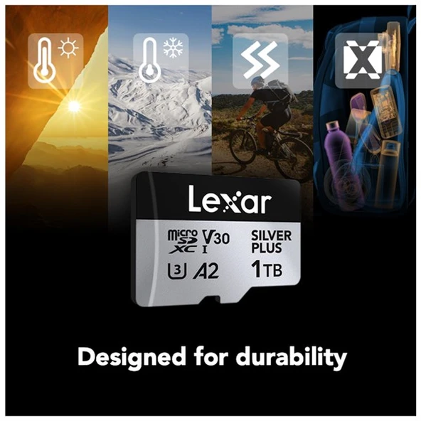 LEXAR 1TB SILVER PLUS LMSSIPL001T-BNANG MICRO-SD HAFIZA KARTI - 4