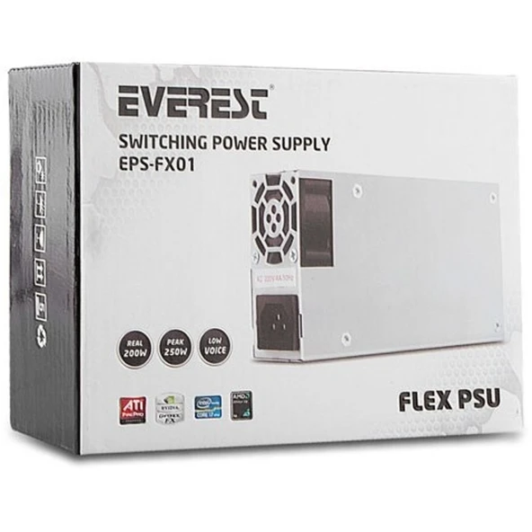 EVEREST 200W EPS-FX01 4CM FANLI MICRO POWER SUPPLY - Resim 3