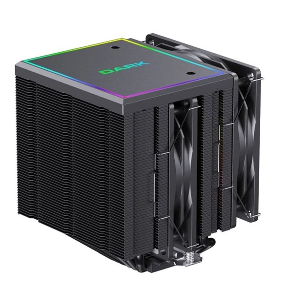 DARK FREEZER PRO X120D DKCCX120D ARGB Hava Soğutmalı AM5-1851p Dual İşlemci Fanı - 10