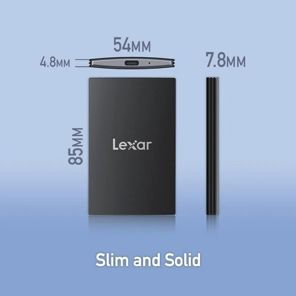 LEXAR 2TB SL500 LSL500X002T-RNBNU USB 3.2 SSD HARİCİ DİSK - 3