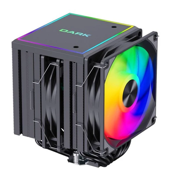 DARK FREEZER PRO X120D DKCCX120D ARGB Hava Soğutmalı AM5-1851p Dual İşlemci Fanı - 7