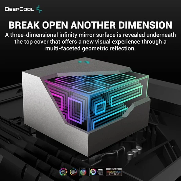 DEEPCOOL 360MM LT720 RGB AM5-1700P SIVI SOĞUTUCULU İŞLEMCİ FANI - 5