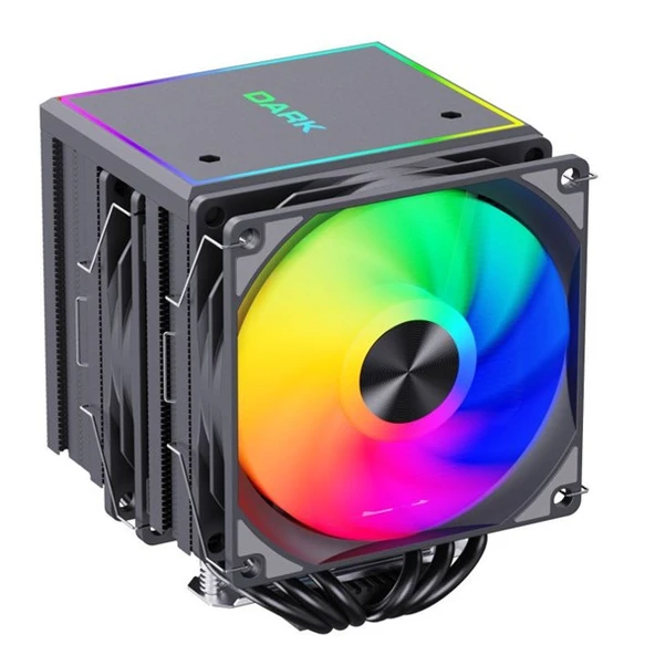 DARK FREEZER PRO X120D DKCCX120D ARGB Hava Soğutmalı AM5-1851p Dual İşlemci Fanı - 12