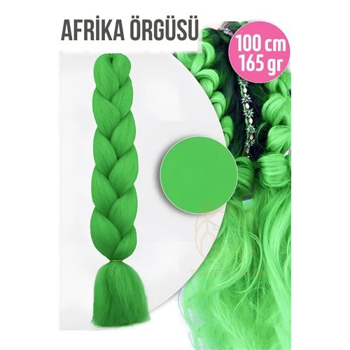 ModaCar Afrika Örügüsü Rasta 100 Cm 165 Gr 1097 Yeşil