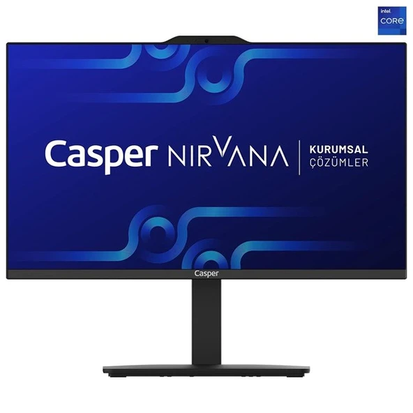 CASPER 23.8" A900 A90.1342-8E00X-V-S CORE i5 13420H 8GB RAM- 500GB M2 NVME- O/B UHD FDOS PIVOT - Resim 2