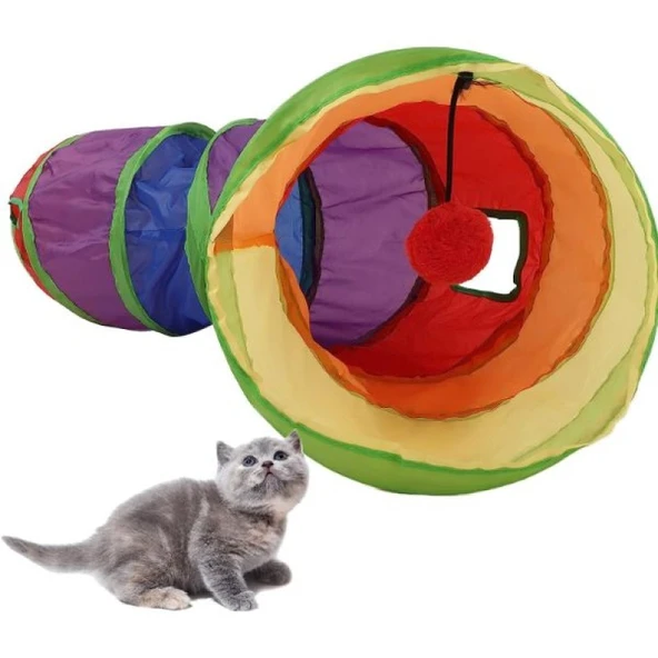 Kedi Oyun Tüneli 125 cm - 2