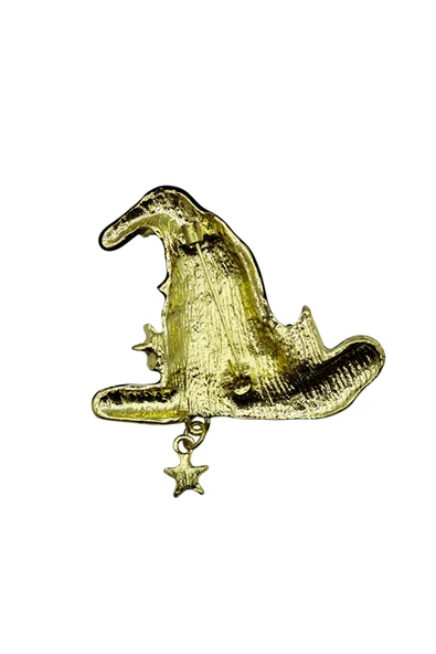 Yıldızlı Cadı Şapkası Broş - Resim 4