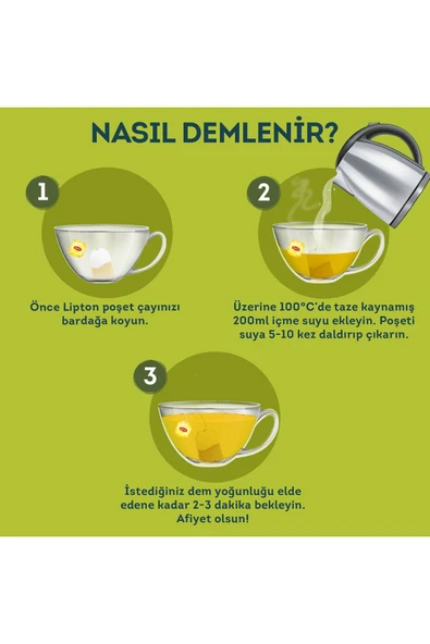 Lipton Ihlamur Çayı 20'li 3 Paket - 4