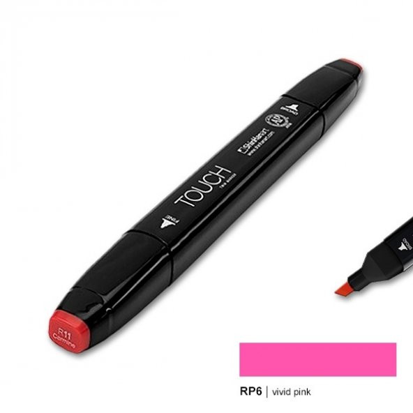 TOUCH TWIN MARKER RP6 VIVID PINK